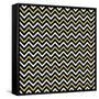 Small Bling Chevron-Tina Lavoie-Framed Stretched Canvas