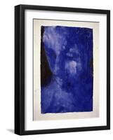 Small Blue Head, 1998-Graham Dean-Framed Giclee Print