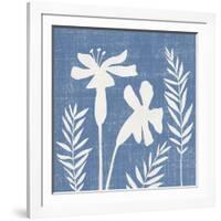 Small Blue Linen II-Megan Meagher-Framed Art Print