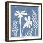 Small Blue Linen II-Megan Meagher-Framed Art Print