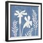 Small Blue Linen II-Megan Meagher-Framed Art Print