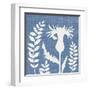 Small Blue Linen III-Megan Meagher-Framed Art Print