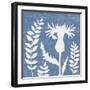 Small Blue Linen III-Megan Meagher-Framed Art Print