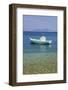 Small Boat Anchored Offshore, the Island of Atokos Visible on Horizon, Kioni-Ruth Tomlinson-Framed Photographic Print