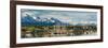 Small Boat Harbor and Snow Capped Mountains around Ushuaia, Tierra Del Fuego Province, Argentina-null-Framed Photographic Print