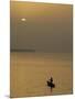 Small Boat on the River Niger, Segou, Mali, Africa-Bruno Morandi-Mounted Photographic Print