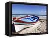 Small Boat on Tourist Beach the Mediterranean Sea, Djerba Island, Tunisia, North Africa, Africa-Dallas & John Heaton-Framed Stretched Canvas