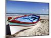 Small Boat on Tourist Beach the Mediterranean Sea, Djerba Island, Tunisia, North Africa, Africa-Dallas & John Heaton-Mounted Photographic Print