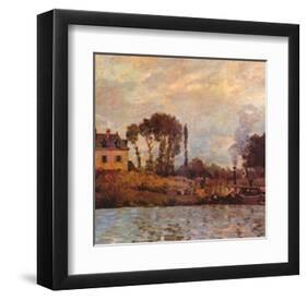 Small Boat on Water-Claude Monet-Framed Giclee Print