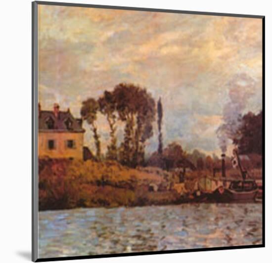 Small Boat on Water-Claude Monet-Mounted Giclee Print