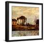 Small Boat on Water-Claude Monet-Framed Giclee Print