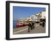 Small Boats in the Harbour of the Island of Hydra, Greek Islands, Greece, Europe-null-Framed Photographic Print
