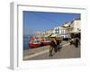 Small Boats in the Harbour of the Island of Hydra, Greek Islands, Greece, Europe-null-Framed Photographic Print