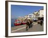 Small Boats in the Harbour of the Island of Hydra, Greek Islands, Greece, Europe-null-Framed Photographic Print