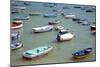 Small Boats in the Sea in Spain-Felipe Rodriguez-Mounted Photographic Print