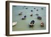 Small Boats in the Sea in Spain-Felipe Rodriguez-Framed Photographic Print