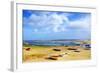 Small Boats on Ria Formosa, Algarve-inaquim-Framed Photographic Print