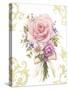 Small Bouquet with a White Bow-Maria Rytova-Stretched Canvas