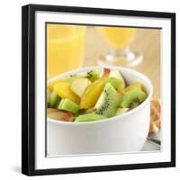 Small Bowl of Fruit Salad-Alexander Feig-Framed Photographic Print