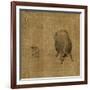 Small Boy Struggling to Lead a Waterbuffalo-null-Framed Giclee Print