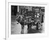 Small Boy Waits Patiently on a Donkey Cart in the Market Place at Kildare Co Kildare Ireland-null-Framed Photographic Print