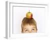 Small Boy with Apple on His Head-Marc O^ Finley-Framed Photographic Print