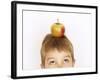 Small Boy with Apple on His Head-Marc O^ Finley-Framed Photographic Print