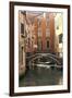 Small Bridge over a Side Canal in Venice, Italy-David Noyes-Framed Premium Photographic Print