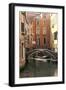 Small Bridge over a Side Canal in Venice, Italy-David Noyes-Framed Photographic Print