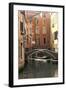 Small Bridge over a Side Canal in Venice, Italy-David Noyes-Framed Photographic Print