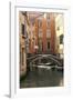 Small Bridge over a Side Canal in Venice, Italy-David Noyes-Framed Photographic Print