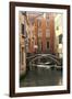 Small Bridge over a Side Canal in Venice, Italy-David Noyes-Framed Photographic Print