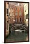 Small Bridge over a Side Canal in Venice, Italy-David Noyes-Framed Photographic Print