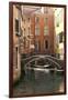 Small Bridge over a Side Canal in Venice, Italy-David Noyes-Framed Photographic Print