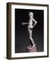 Small Bronze of Two-Faced Janus with Engraved Inscription from Cortona, Arezzo-null-Framed Giclee Print