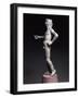 Small Bronze of Two-Faced Janus with Engraved Inscription from Cortona, Arezzo-null-Framed Giclee Print