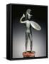 Small Bronze Votive Statue Representing a Warrior-null-Framed Stretched Canvas