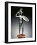 Small Bronze Votive Statue Representing a Warrior-null-Framed Giclee Print