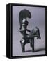 Small Bronze Warrior Statue from Bastida De Les Alcuses, Moixent, Spain, Iberian Civilization-null-Framed Stretched Canvas