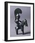 Small Bronze Warrior Statue from Bastida De Les Alcuses, Moixent, Spain, Iberian Civilization-null-Framed Giclee Print