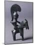 Small Bronze Warrior Statue from Bastida De Les Alcuses, Moixent, Spain, Iberian Civilization-null-Mounted Giclee Print