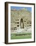 Small Buddha Statue in Cliff (Since Destroyed by the Taliban), Bamiyan, Afghanistan-Jj Travel Photography-Framed Photographic Print