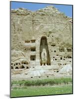 Small Buddha Statue in Cliff (Since Destroyed by the Taliban), Bamiyan, Afghanistan-Jj Travel Photography-Mounted Photographic Print