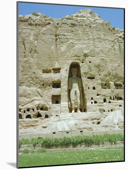 Small Buddha Statue in Cliff (Since Destroyed by the Taliban), Bamiyan, Afghanistan-Jj Travel Photography-Mounted Photographic Print