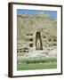 Small Buddha Statue in Cliff (Since Destroyed by the Taliban), Bamiyan, Afghanistan-Jj Travel Photography-Framed Photographic Print