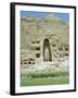 Small Buddha Statue in Cliff (Since Destroyed by the Taliban), Bamiyan, Afghanistan-Jj Travel Photography-Framed Photographic Print