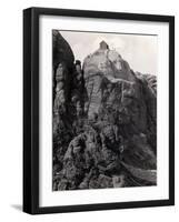 Small Building on Mount Rushmore-null-Framed Photographic Print