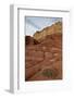 Small Bush in the Wash Near a Sandstone Butte-James Hager-Framed Photographic Print