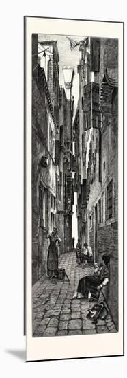 Small Calle Near the Via Garibaldi, Venice, Italy-null-Mounted Premium Giclee Print