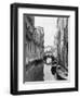 Small Canal with Two of Many Small Bridges-null-Framed Premium Photographic Print